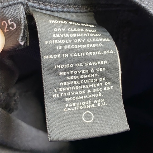 {J Brand for Harrods} Coated Sparkle Indigo Jeans - Picture 6 of 7